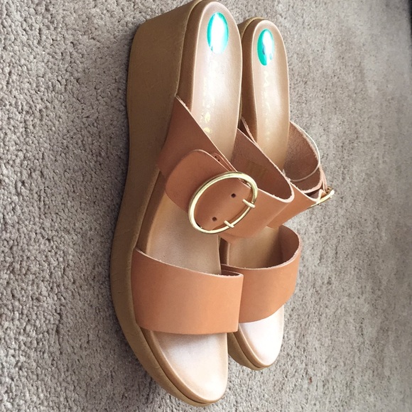 Mariella Made in Italy Platform Leather Sandals - Picture 2 of 7